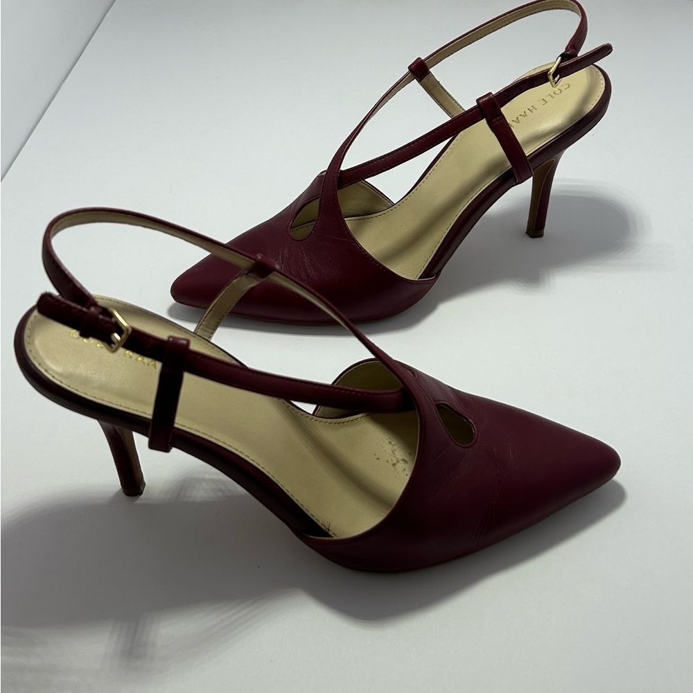 Cole Haan Red Heels Elegant and Stylish